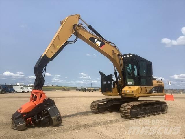 CAT 320DFM Fa hántoló, vágó, aprító