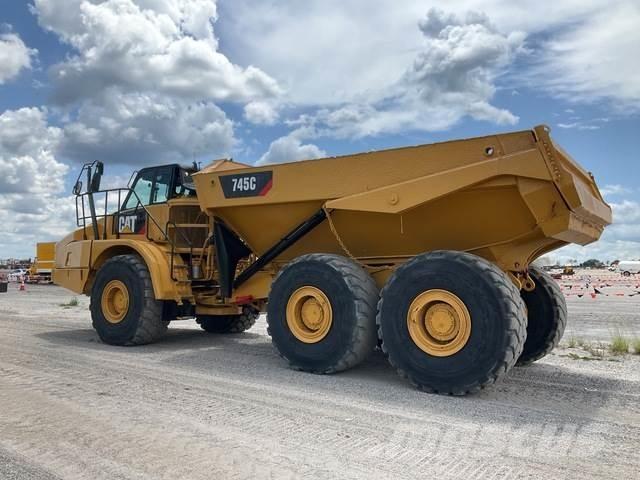 CAT 745C Csuklósdömperek