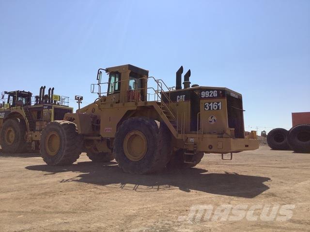 CAT 992G Gumikerekes homlokrakodók