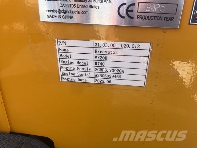 CFG MX20R Lánctalpas kotrók