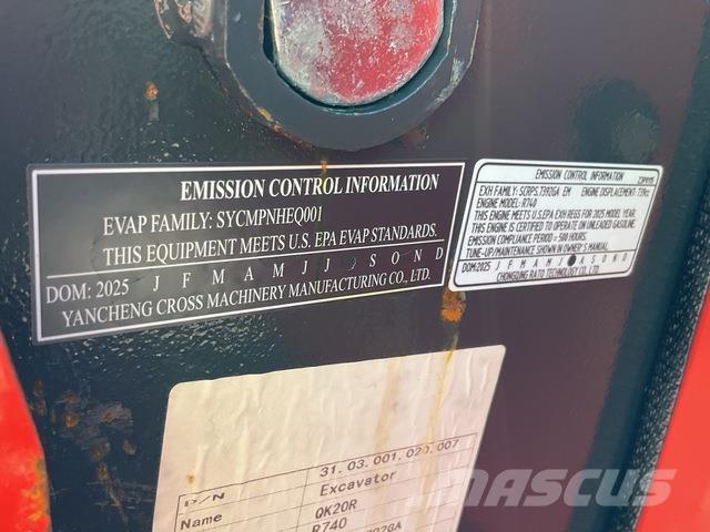 CFG QK20R Lánctalpas kotrók