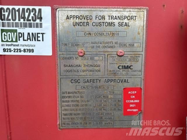 CIMC DC40H-72 Építőipar - Egyebek