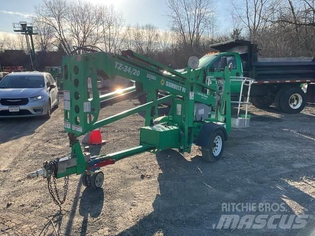 Genie TZ-34/20 Pótkocsira szerelt emelők és állványok