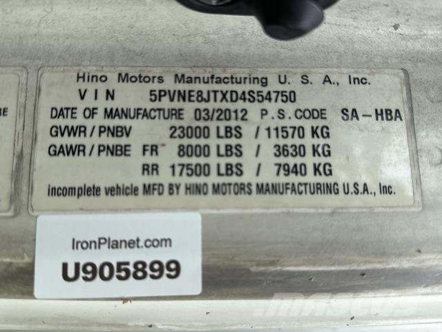 Hino 268 Dobozos teherautók