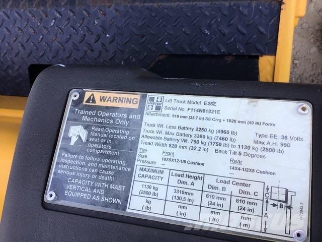 Hyster E25Z Elektromos targoncák