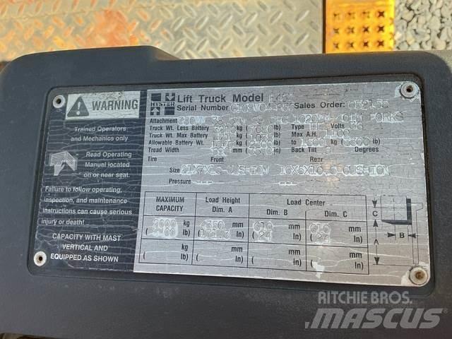 Hyster E45Z Elektromos targoncák