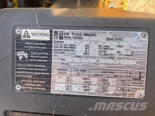 Hyster E65Z-40 Elektromos targoncák