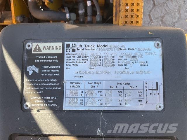 Hyster E65Z-40 Elektromos targoncák