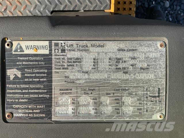 Hyster E65Z-40 Elektromos targoncák