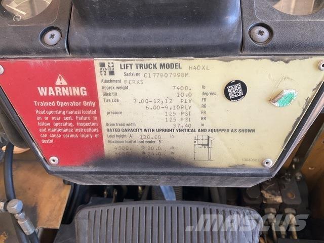 Hyster H40XL Targoncák-Egyéb