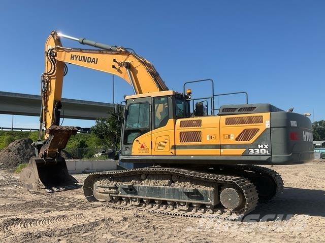 Hyundai HX330L Lánctalpas kotrók