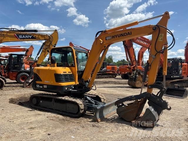 Hyundai R55-9A Lánctalpas kotrók
