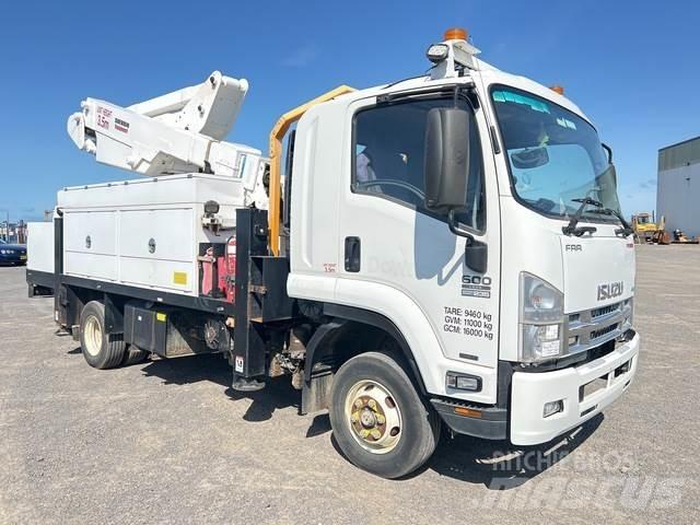 Isuzu FRR600 Teherautóra szerelt emelők és állványok