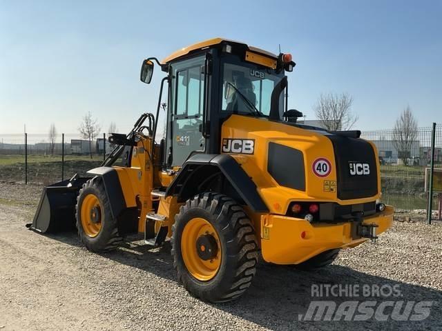 JCB 411 S5 HT Gumikerekes homlokrakodók