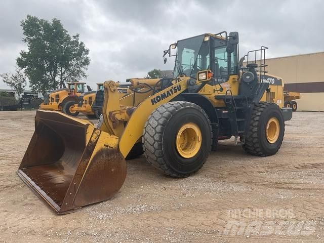 Komatsu WA470 Gumikerekes homlokrakodók