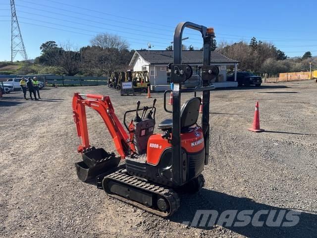 Kubota K008-3 Mini kotrók < 7t