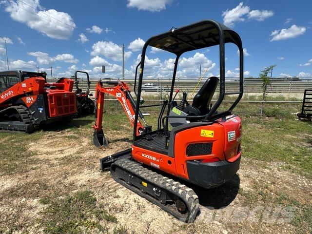 Kubota KX018-4 Lánctalpas kotrók