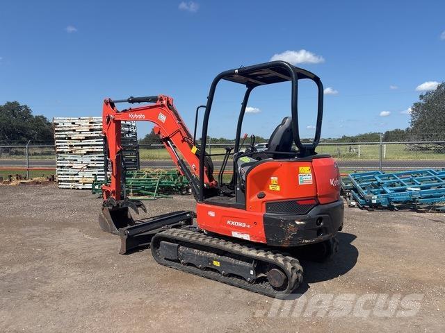 Kubota KX033-4 Lánctalpas kotrók