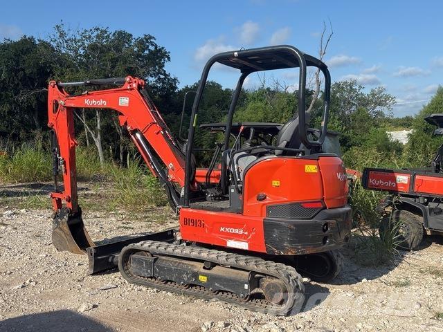 Kubota KX033-4 Lánctalpas kotrók