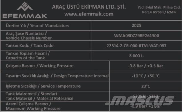 MAN TGM18.250 Vízszállító teherautók
