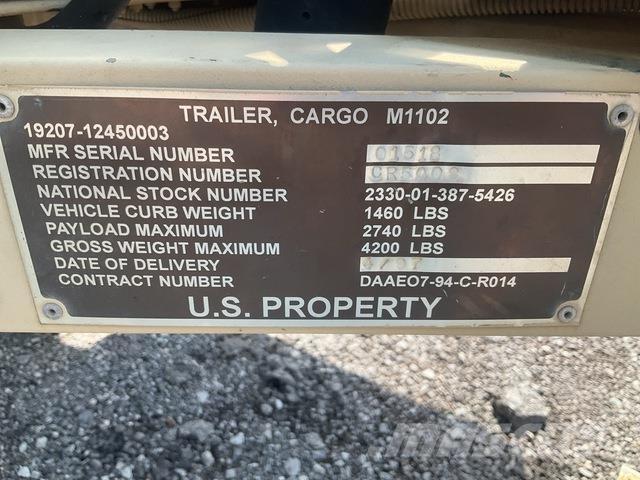  Raytheon M1102 Egyéb pótkocsik