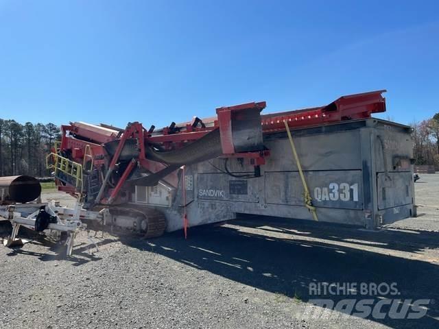 Sandvik QA331 Osztályozó berendezések