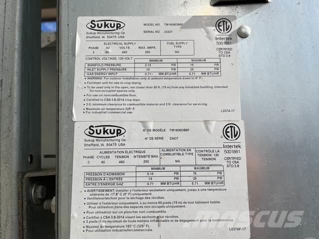 Sukup TM1606 Gabona szárítók