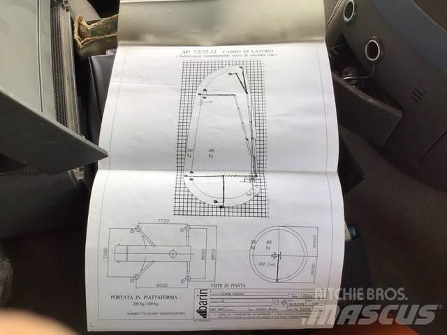 Volvo FM Teherautóra szerelt emelők és állványok
