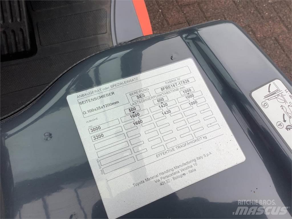 Toyota 8FBE16T Elektromos targoncák