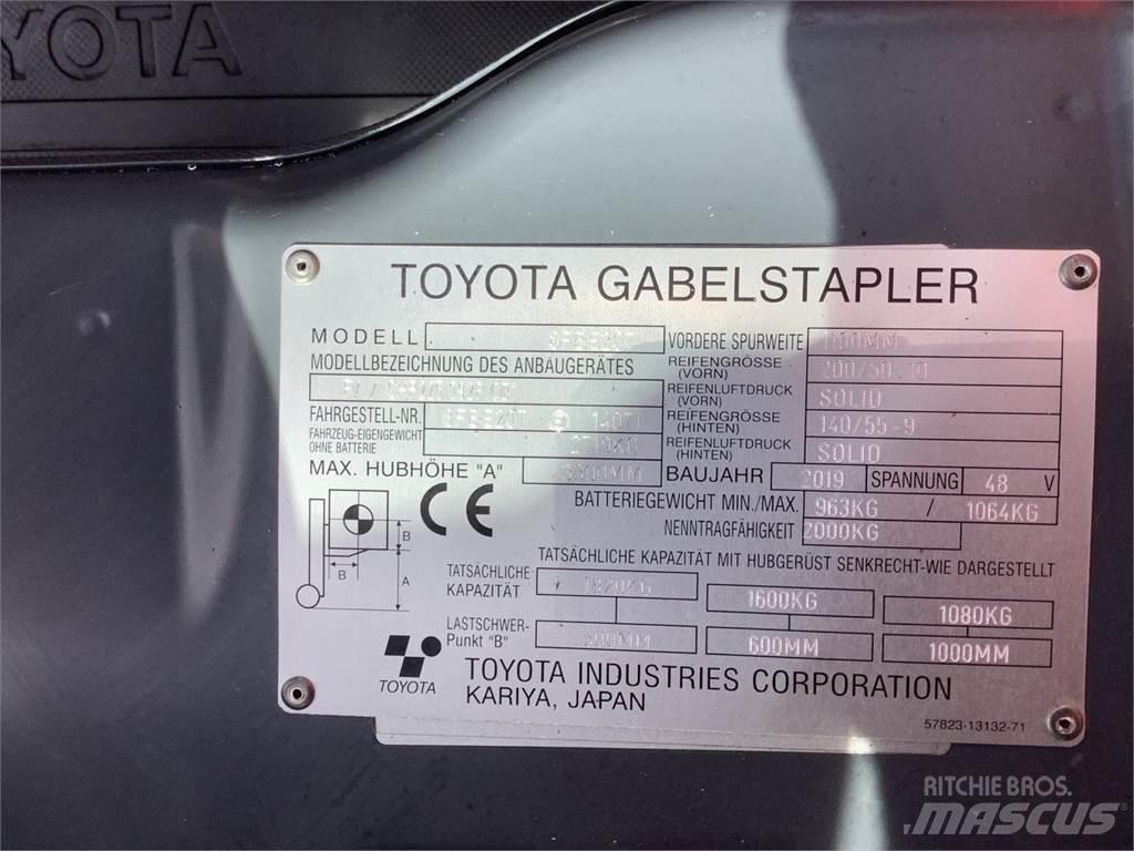 Toyota 8FBE20T Elektromos targoncák