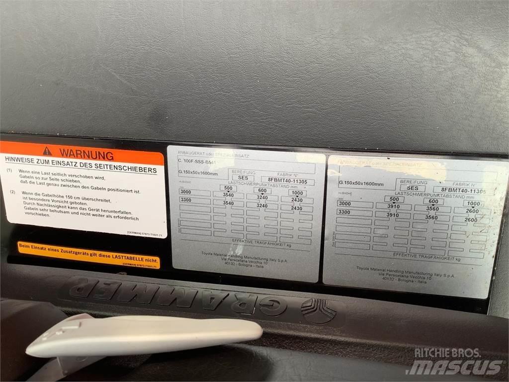 Toyota 8FBMT40 Elektromos targoncák