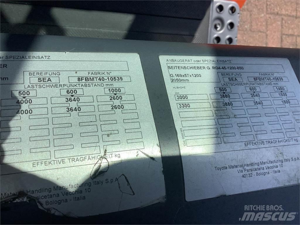 Toyota 8FBMT40 Elektromos targoncák