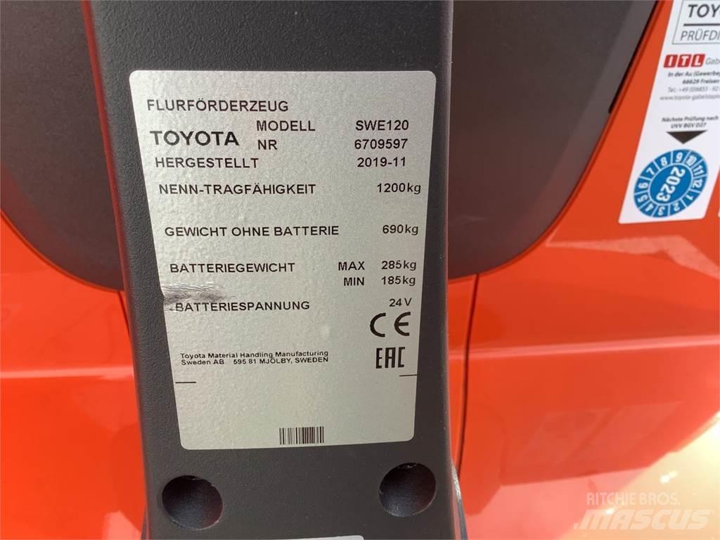Toyota SWE120 Gyalogkíséretű targonca
