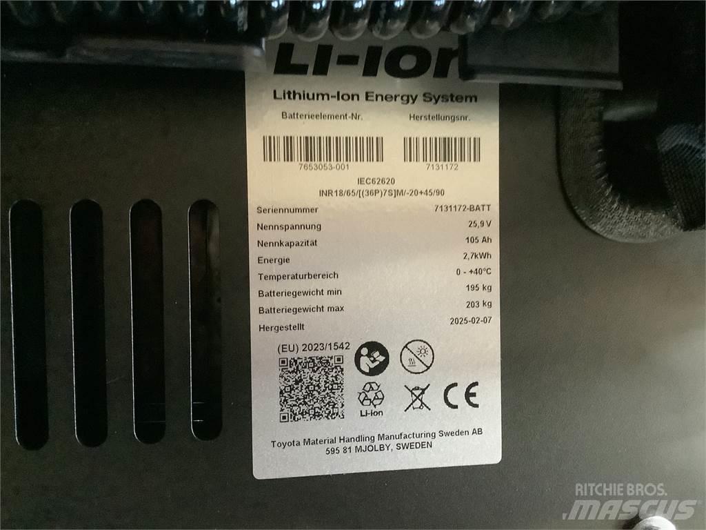 Toyota SWE120L Gyalogkíséretű targonca