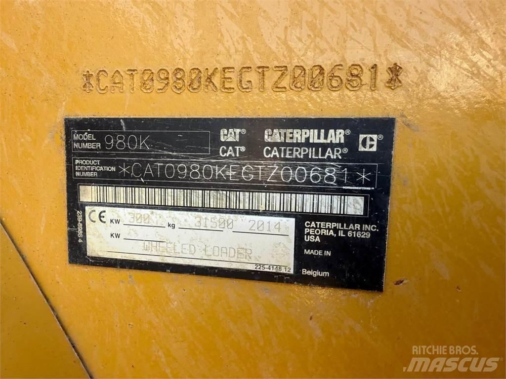 CAT 980K Gumikerekes homlokrakodók