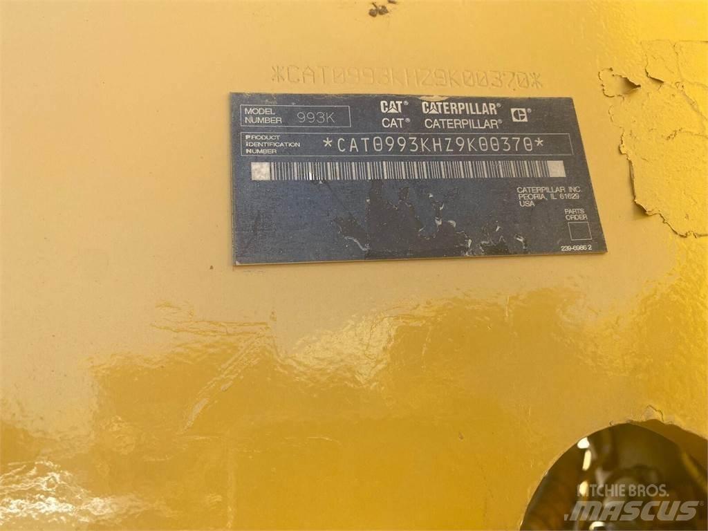 CAT 993K Gumikerekes homlokrakodók