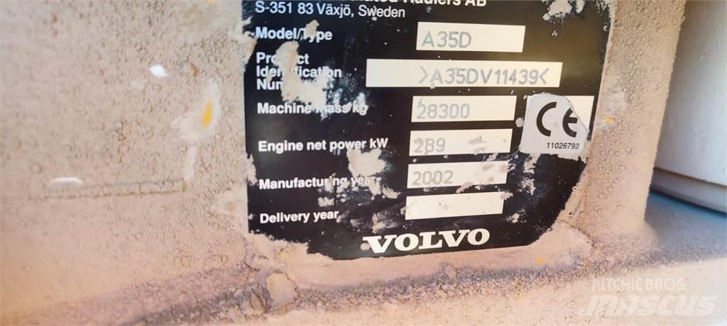 Volvo A35D Csuklósdömperek