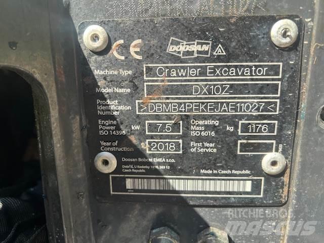 Doosan DX10Z Közepes (midi) kotrók 7 t - 12 t