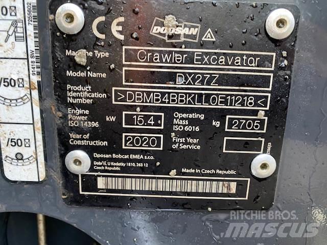 Doosan DX27Z Építőipar - Egyebek