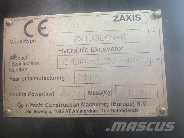 Hitachi ZX130-6 Lánctalpas kotrók