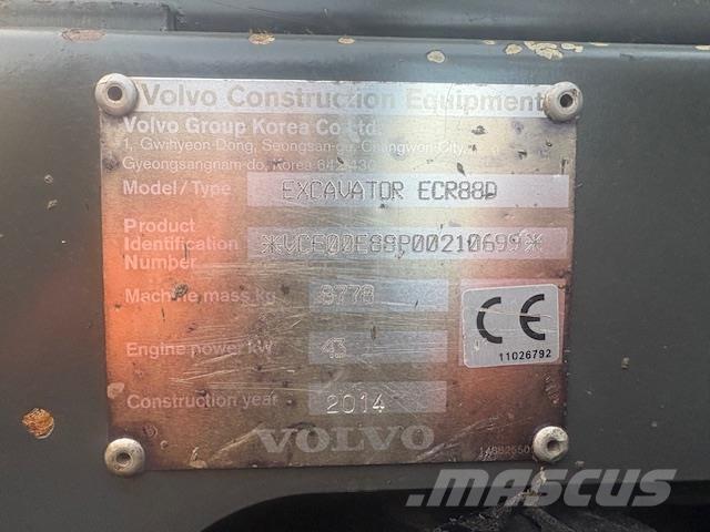 Volvo ECR88D Közepes (midi) kotrók 7 t - 12 t