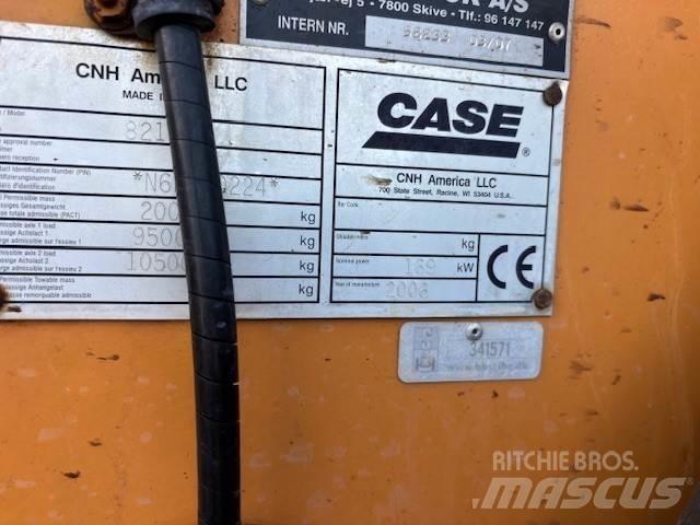 CASE 821E Gumikerekes homlokrakodók