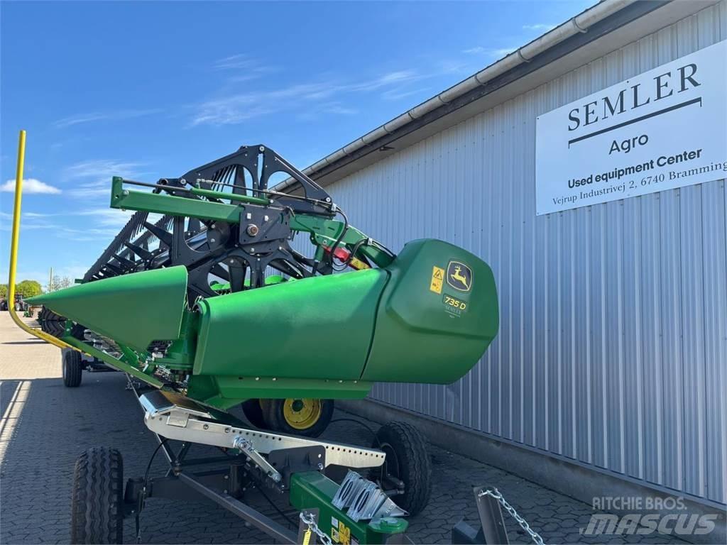 John Deere 735D Kombájn adapterek