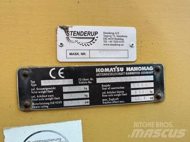 Komatsu WA90 Gumikerekes homlokrakodók