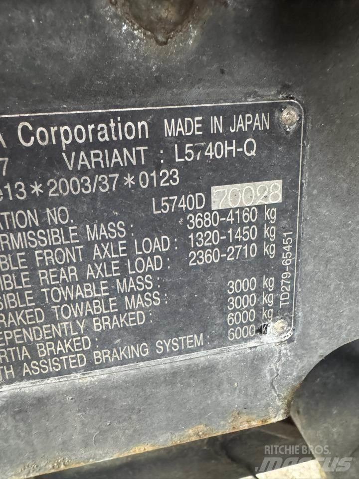 Kubota 5740 Kompakt traktorok