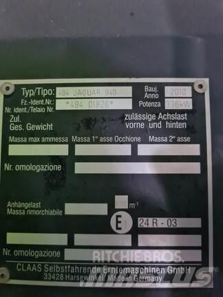 CLAAS JAGUAR 940 Szecskázók