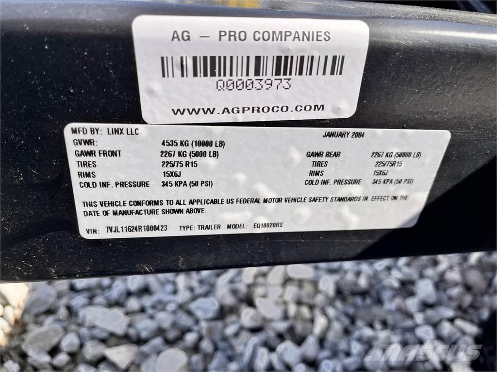  EQ10020RS Mezőgazdasági Általános célú pótkocsik