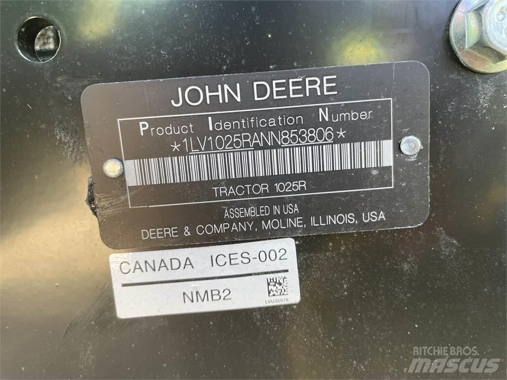 John Deere 1025R Kompakt traktorok