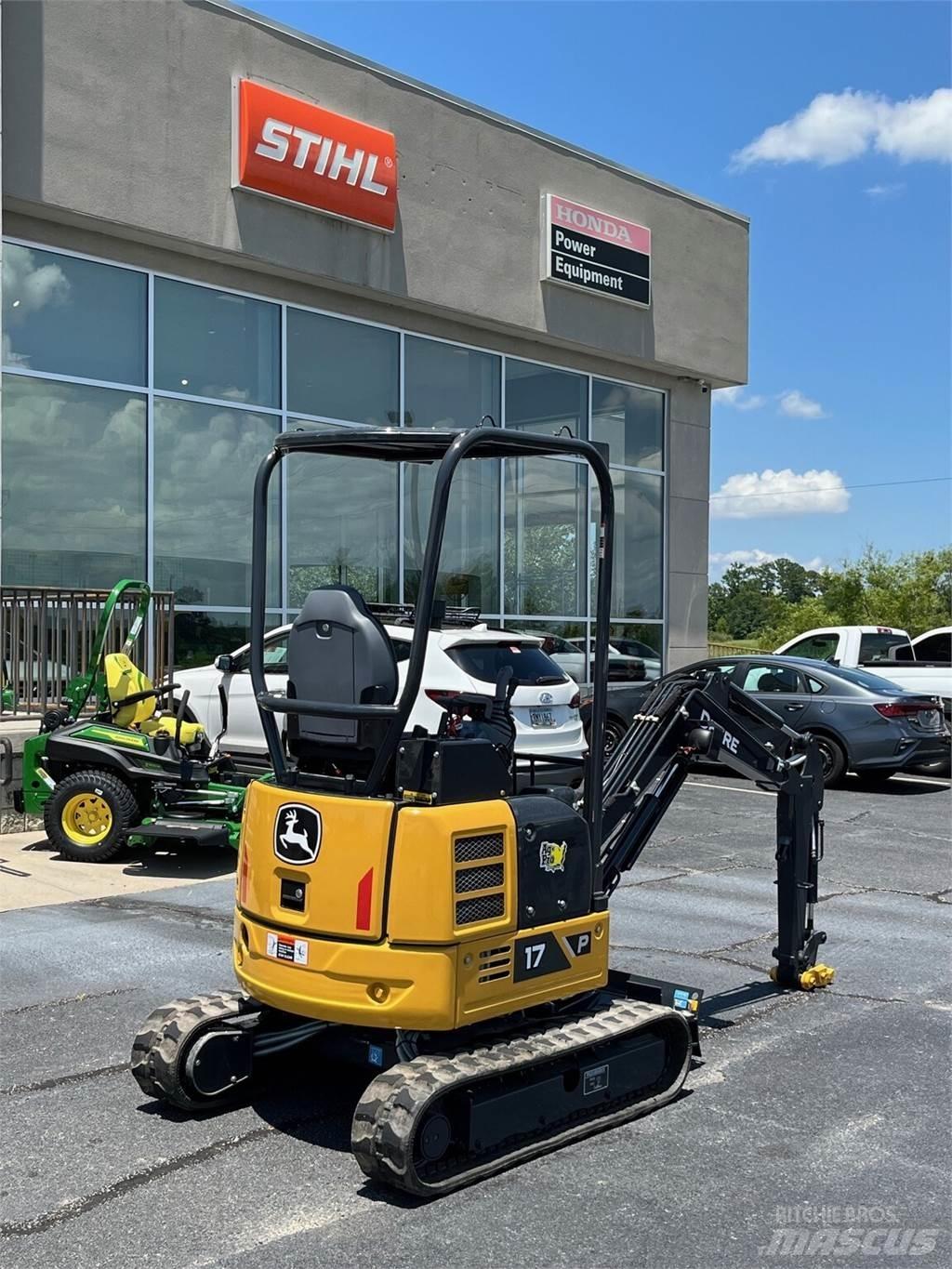John Deere 17 P Mini kotrók < 7t