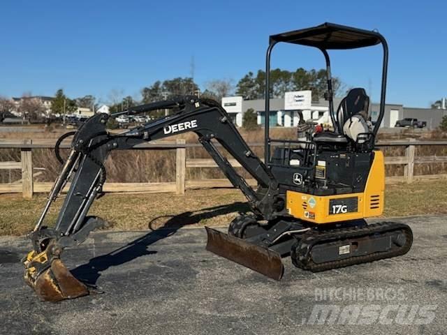 John Deere 17G Mini kotrók < 7t